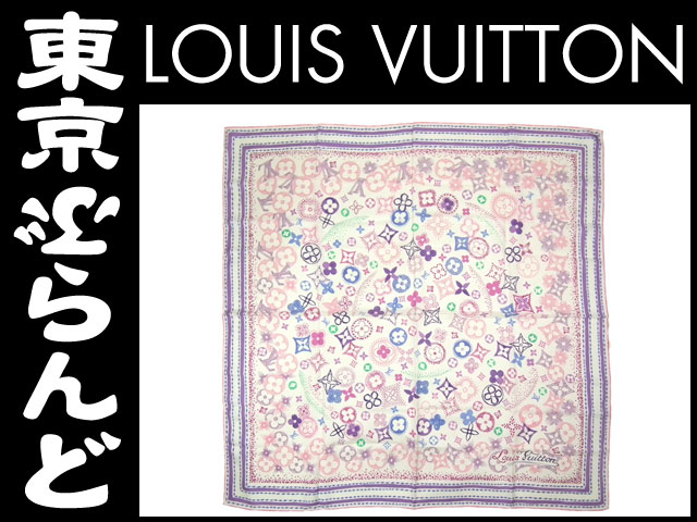 ルイ・ヴィトン（LOUIS VUITTON） シルクスカーフ カレ モノグラム の