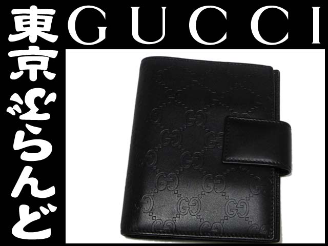 グッチ（GUCCI） ＧGキャンバスラウンドファスナー手帳カバー 163234の