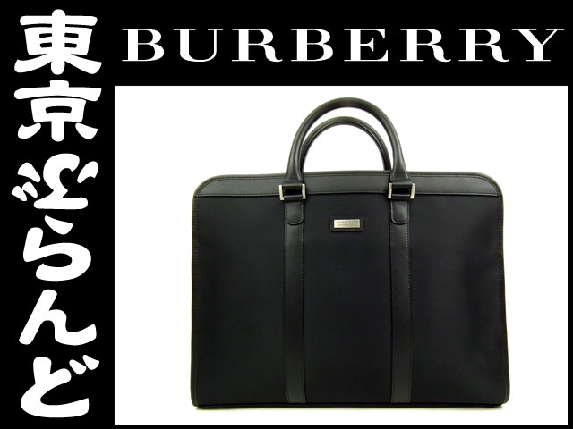 BURBERRY BLACK LABEL ビジネスバッグ bckediri.beacukai.go.id